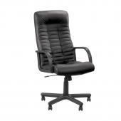 Biroja krēsls NOWY STYL BOSS ECO30 melnas ādas imitācija