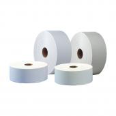 Tualetes papīrs TORK Premium Mini Jumbo T2, 2 sl., 850 lapiņas rullī, 9.7 cm x 170 m, baltā krāsā ar lapiņām