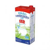 Piens, dabīgs, 3,2%,  ZAMBROWSKIE, UHT, 1 l