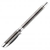 Lodīšu pildspalva CLARO ASTRA SILVER 1.0 mm, sudraba krāsas korpuss, melna tinte, 1 gab/blisterī