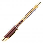 Lodīšu pildspalva CLARO SIGMA GOLD 1.0 mm, zelta krāsas korpuss, zila tinte