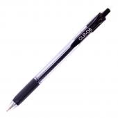 Automātiska pildspalva CLARO CLR-05, 0,7 mm, ergonomiska satvēriena zona, melna, 1 gab/blisterī