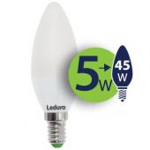 LED spuldze Leduro CL E14 5W 2700K 400lm matēta