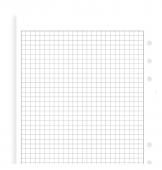 FILOFAX A5 White Quadrille Notepaper