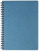 Plānotājs bez datumiem Tempo Cardboard, punktotas lapas (Zils)